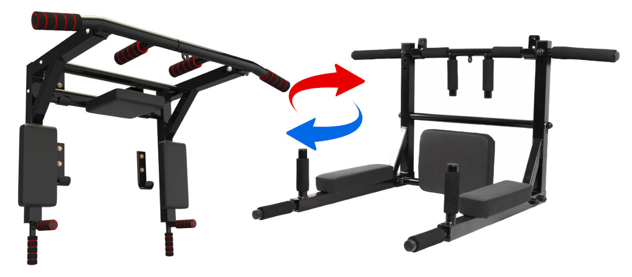 Multi-Functional Wall Pull-Up Bar